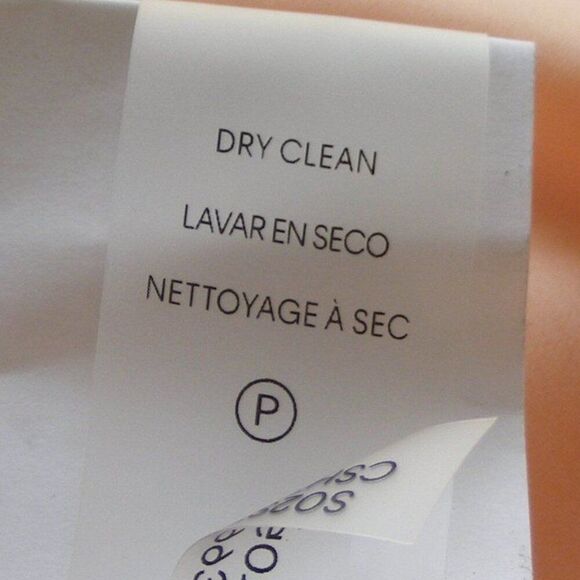 new CALVIN KLEIN Skirt, 2,  Peach, Faux Wrap, Big Button Accent, Back Zipper - Picture 8 of 12